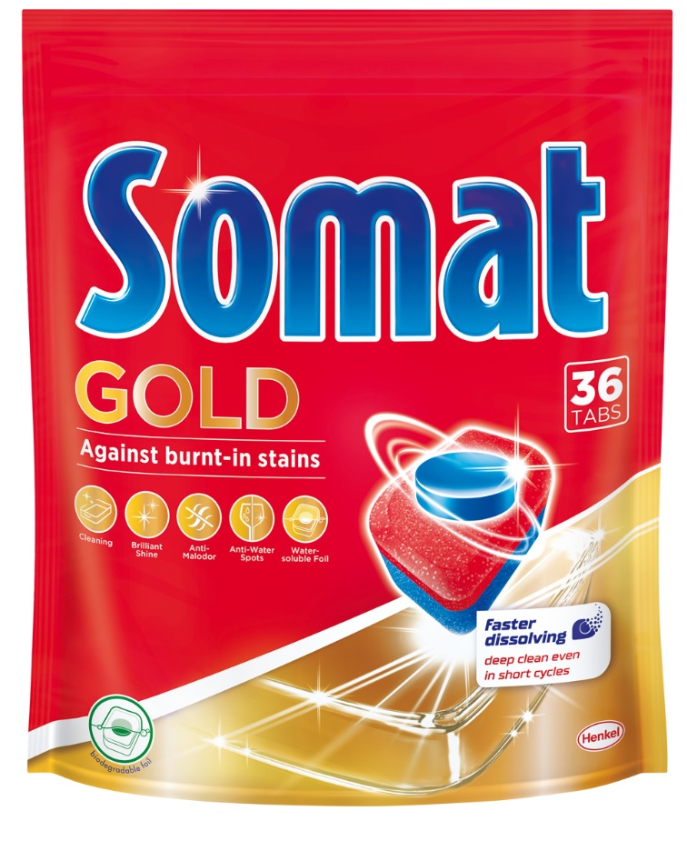 Nowa Formuła Tabletek Do Zmywarki Somat Gold
