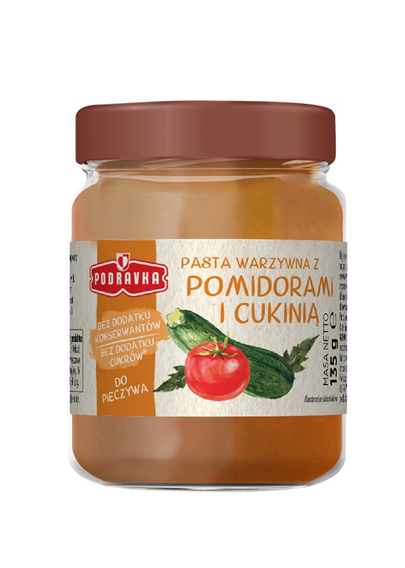Pasta Warzywna Z Pomidorami I Cukinia╠Ę Podravka 135g