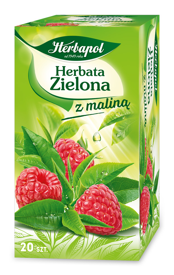 Herbapol Lublin Herbata Zielona Z Malina