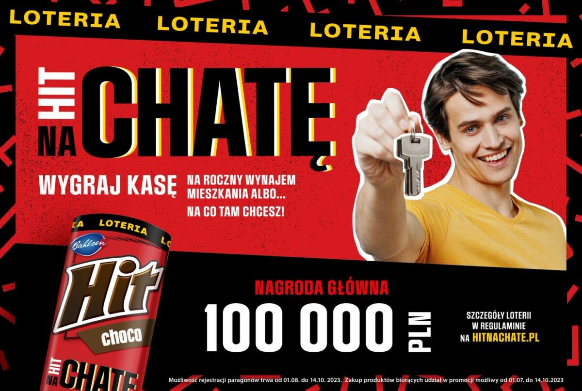 „HIT Na Chatę” – Rusza Wielka Loteria Marki HIT!