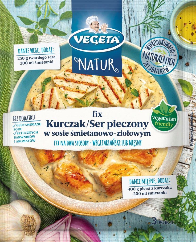 Vegeta Natur Chicken With Herb Sauce 35g 3D