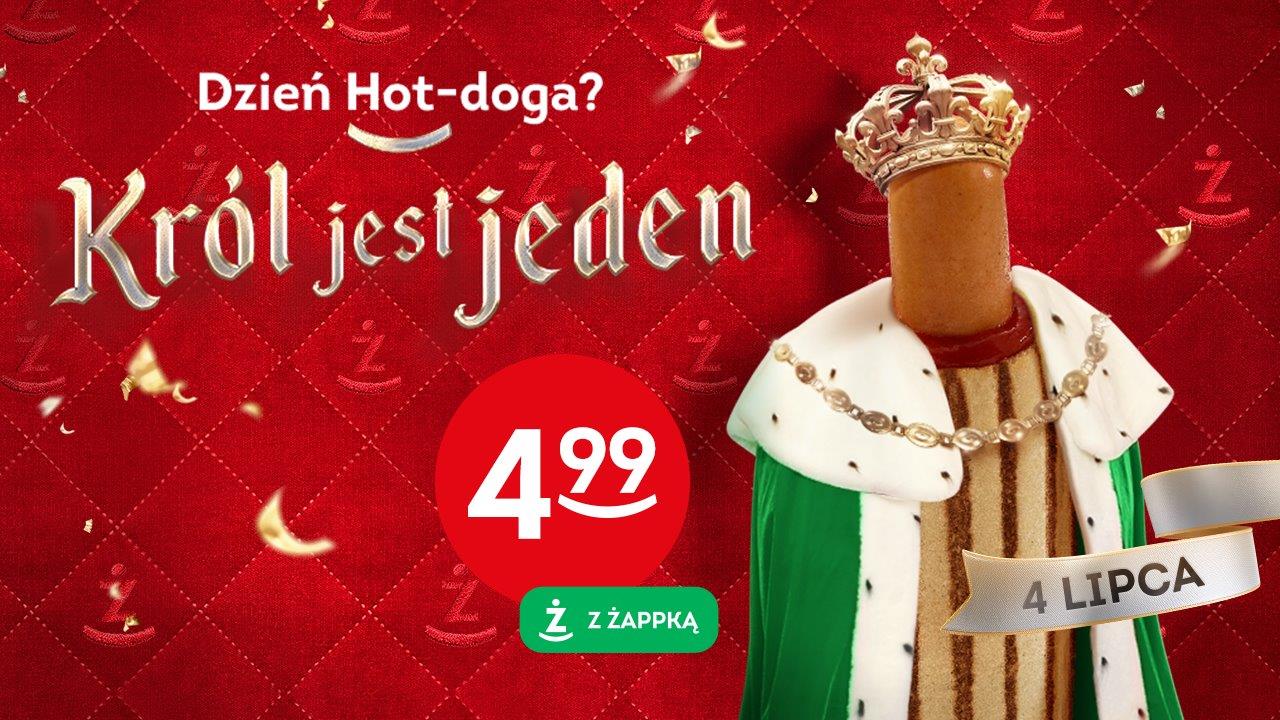 Żabka Królową Hot Dogów! 4 Lipca Światowym Dniem Hot Doga