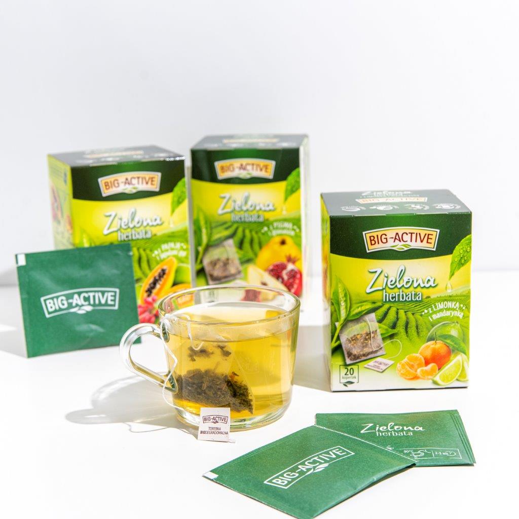 Najwięcej Przyjemności W Jednej Torebce! Zielone Herbaty Big-Active
